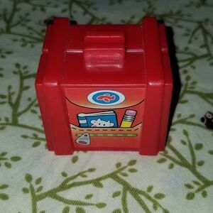 Collectible Fisher Price Little People red luggage suitcase Replacement